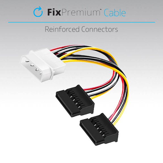 FixPremium - Napajalni kabel - IDE ATA / 2x SATA