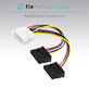 FixPremium - Napajalni kabel - IDE ATA / 2x SATA