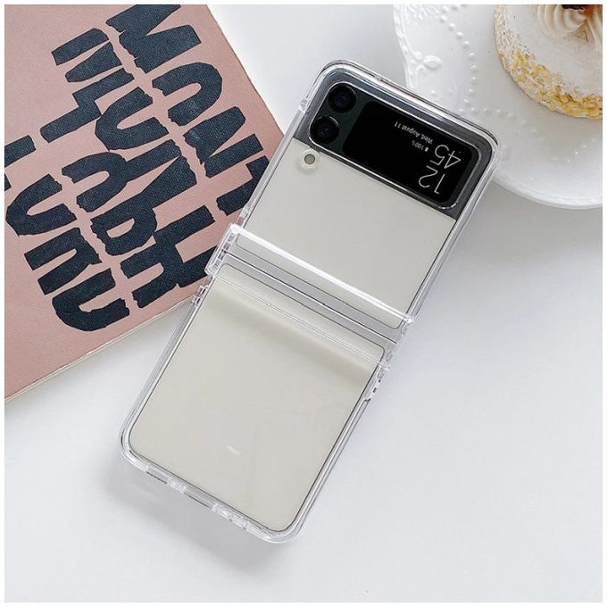 FixPremium - Silikonski ovitek za Samsung Galaxy Z Flip 4, prozoren