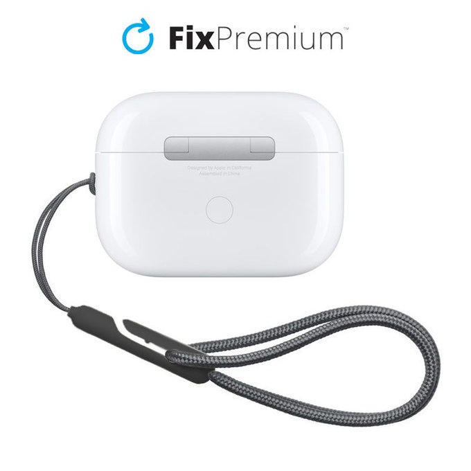 FixPremium - Pašček za AirPods Pro 2, črn