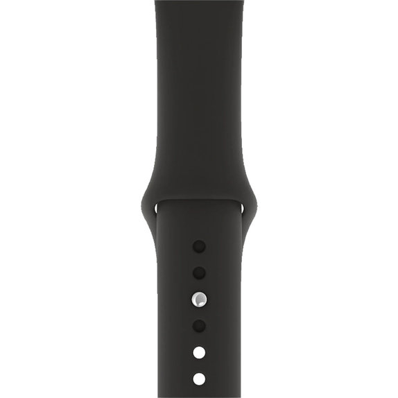 FixPremium - Silikonski pašček za Apple Watch (42, 44, 45 in 49mm), črn