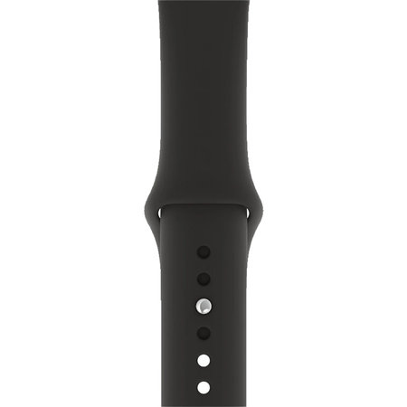 FixPremium - Silikonski pašček za Apple Watch (42, 44, 45 in 49mm), črn