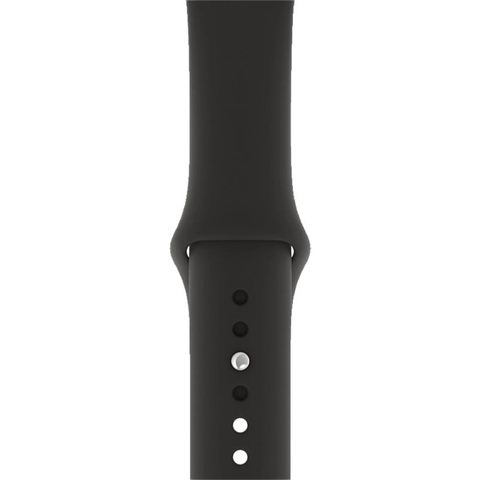 FixPremium - Silikonski pašček za Apple Watch (42, 44, 45 in 49mm), črn