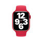 FixPremium - Silikonski pas za Apple Watch (38, 40 in 41mm), rdeč