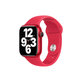 FixPremium - Silikonski pas za Apple Watch (38, 40 in 41mm), rdeč