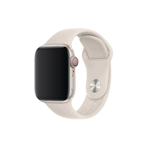 FixPremium - Silikonski pašček za Apple Watch (42, 44, 45 in 49mm), zlat