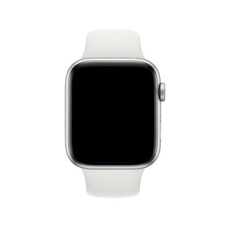 FixPremium - Silikonski pašček za Apple Watch (42, 44, 45 in 49mm), bel