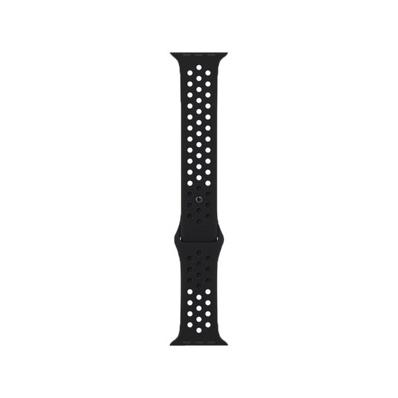 FixPremium - Silikonski športni pašček za Apple Watch (42, 44, 45 in 49mm), črn