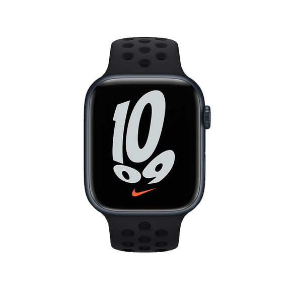 FixPremium - Silikonski športni pašček za Apple Watch (42, 44, 45 in 49mm), črn