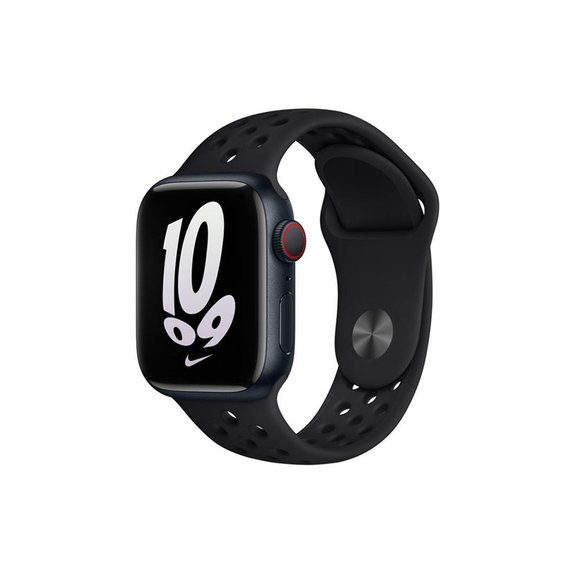 FixPremium - Silikonski športni pašček za Apple Watch (42, 44, 45 in 49mm), črn