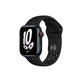 FixPremium - Silikonski športni pašček za Apple Watch (42, 44, 45 in 49mm), črn