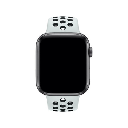 FixPremium - Silikonski športni pašček za Apple Watch (42, 44, 45 in 49mm), bel