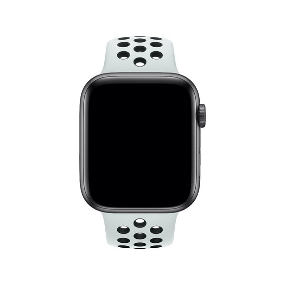 FixPremium - Silikonski športni pašček za Apple Watch (38, 40 in 41mm), bel