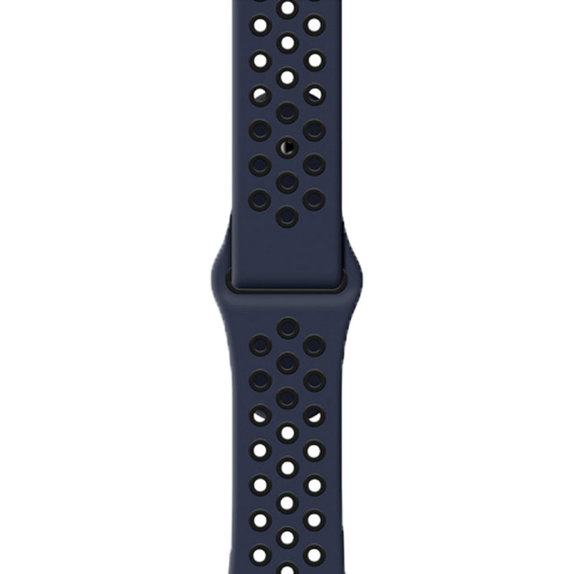 FixPremium - Silikonski športni pašček za Apple Watch (42, 44, 45 in 49mm), moder