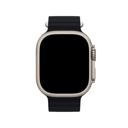 FixPremium - Pašček Ocean Loop za Apple Watch (38, 40 in 41mm), črn