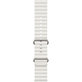 FixPremium - Pašček Ocean Loop za Apple Watch (42, 44, 45 in 49mm), bel