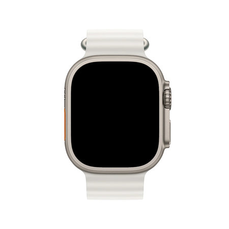 FixPremium - Pašček Ocean Loop za Apple Watch (42, 44, 45 in 49mm), bel