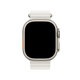 FixPremium - Pašček Ocean Loop za Apple Watch (42, 44, 45 in 49mm), bel