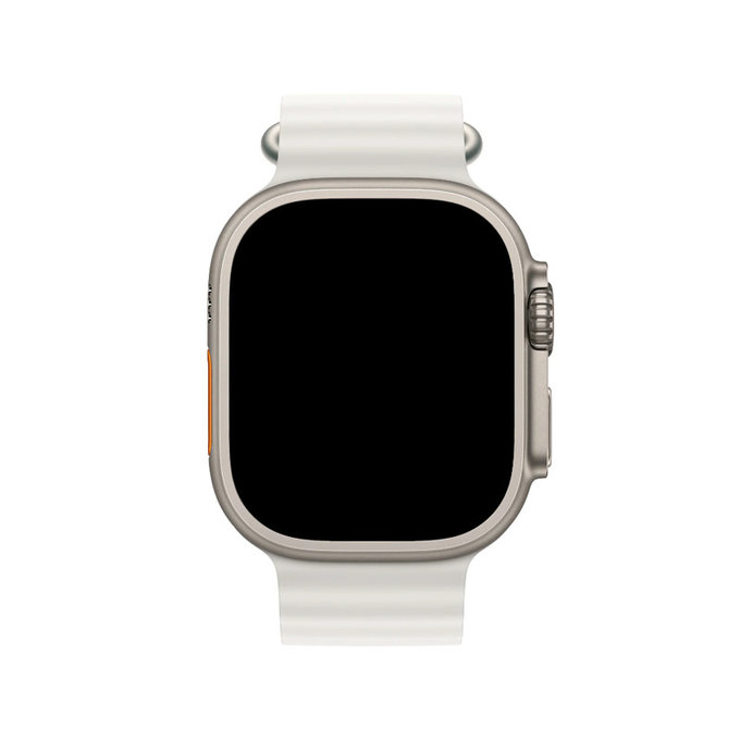 FixPremium - Ocean Loop pašček za Apple Watch (38, 40 in 41mm), bel