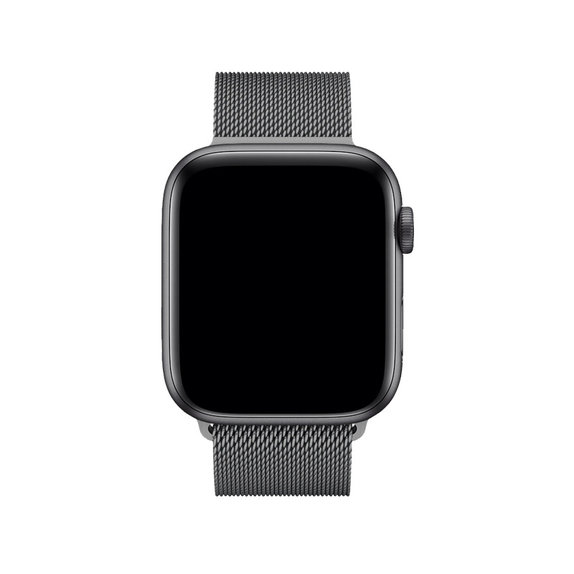 FixPremium - Milanese Loop pašček za Apple Watch (42, 44, 45 in 49mm), grafit