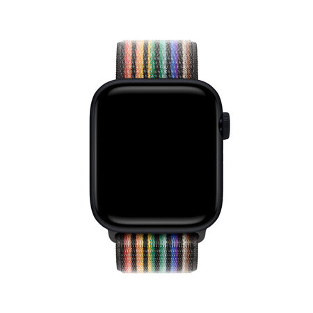 FixPremium - Najlonski pašček za Apple Watch (42, 44, 45 in 49mm), pride