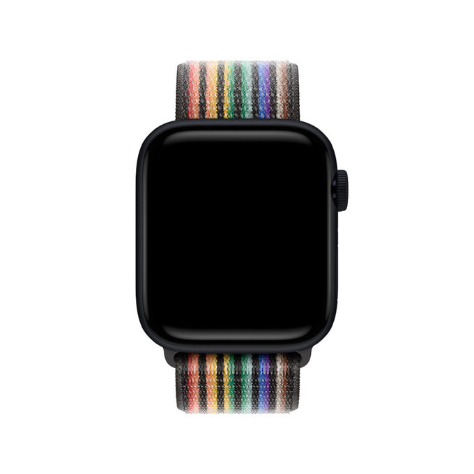 FixPremium - Najlonski pašček za Apple Watch (42, 44, 45 in 49mm), pride