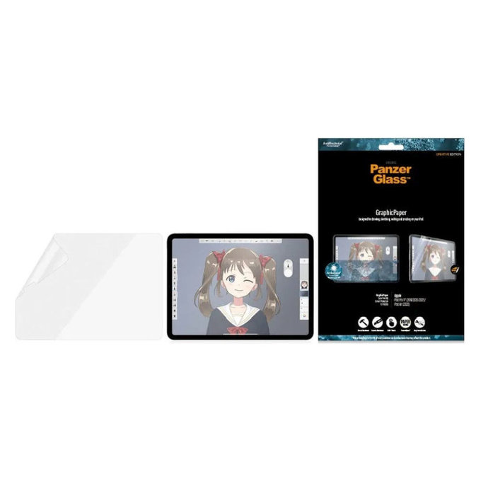 Zaščitna folija GraphicPaper Case za iPad (7th Gen 2019), prozorna, PanzerGlass