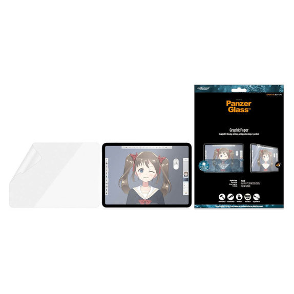 Zaščitna folija GraphicPaper Case Friendly AB za iPad Pro 11''/Air 10,9'', Prozorna, PanzerGlass