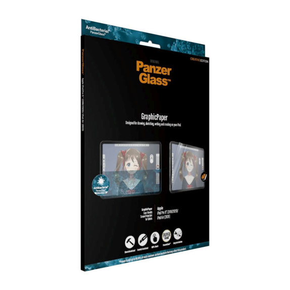 Zaščitna folija GraphicPaper Case Friendly AB za iPad Pro 11''/Air 10,9'', Prozorna, PanzerGlass
