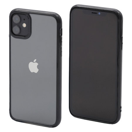 FixPremium - Ovitek Invisible za iPhone 11, črn