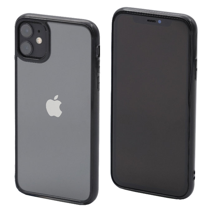 FixPremium - Ovitek Invisible za iPhone 11, črn