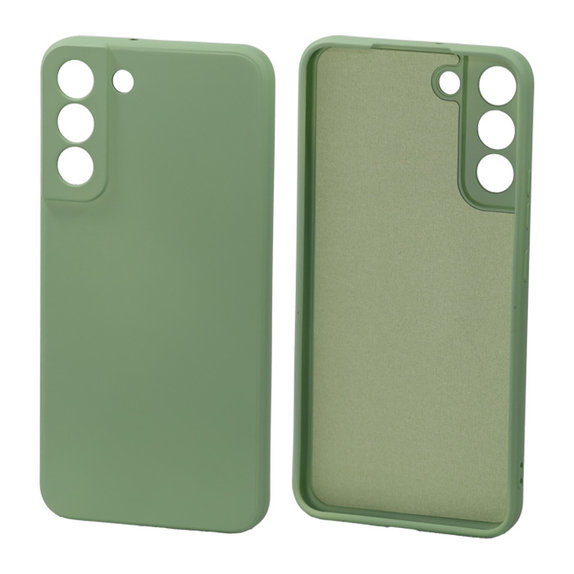 FixPremium - Gumijast ovitek za Samsung Galaxy S22 Plus, zelen