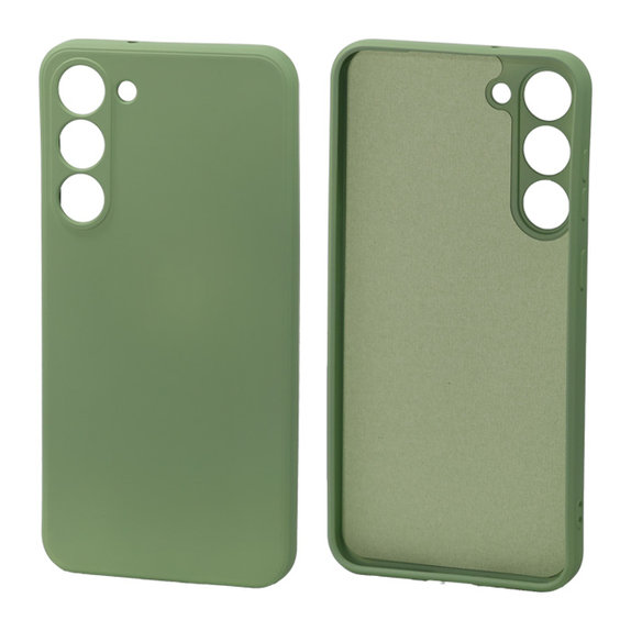 FixPremium - Gumijast ovitek za Samsung Galaxy S23 Plus, zelen