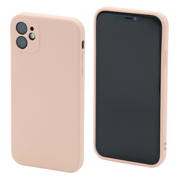 FixPremium - Gumiran ovitek za iPhone 11, oranžen