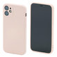 FixPremium - Gumiran ovitek za iPhone 12 mini, oranžen