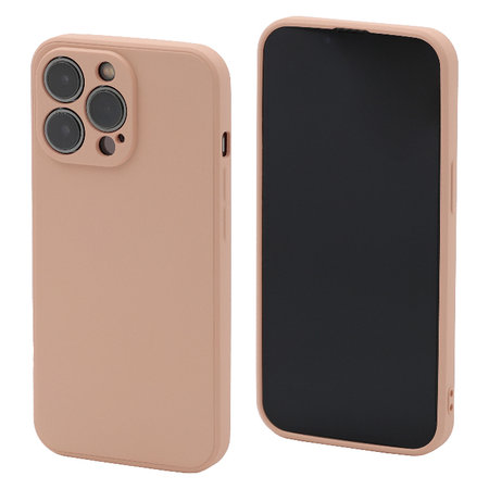FixPremium - Gumiran ovitek za iPhone 13 Pro, oranžen