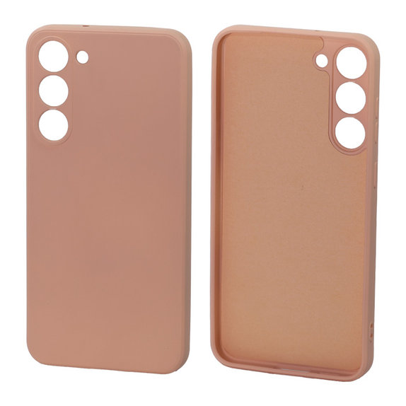 FixPremium - Gumiran ovitek za Samsung Galaxy S23 Plus, oranžen