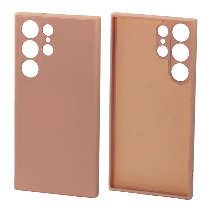 FixPremium - Gumiran ovitek za Samsung Galaxy S23 Ultra, oranžen