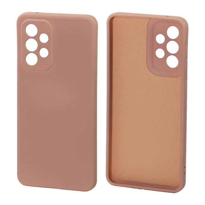 FixPremium - Gumiran ovitek za Samsung Galaxy A33 5G, rjava