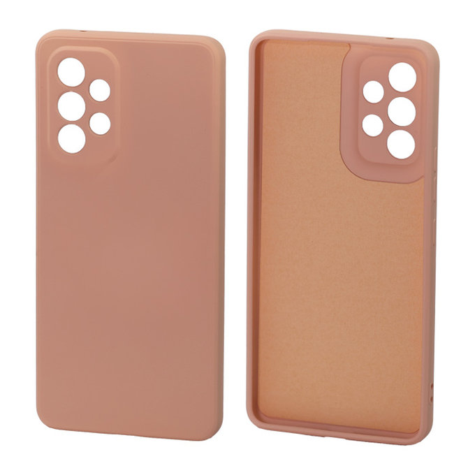 FixPremium - Gumiran ovitek za Samsung Galaxy A53 5G, oranžen