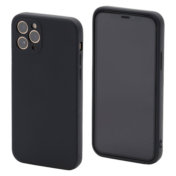 FixPremium - Gumiran ovitek za iPhone 11 Pro, črn