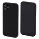 FixPremium - Gumiran ovitek za iPhone 12 mini, črn