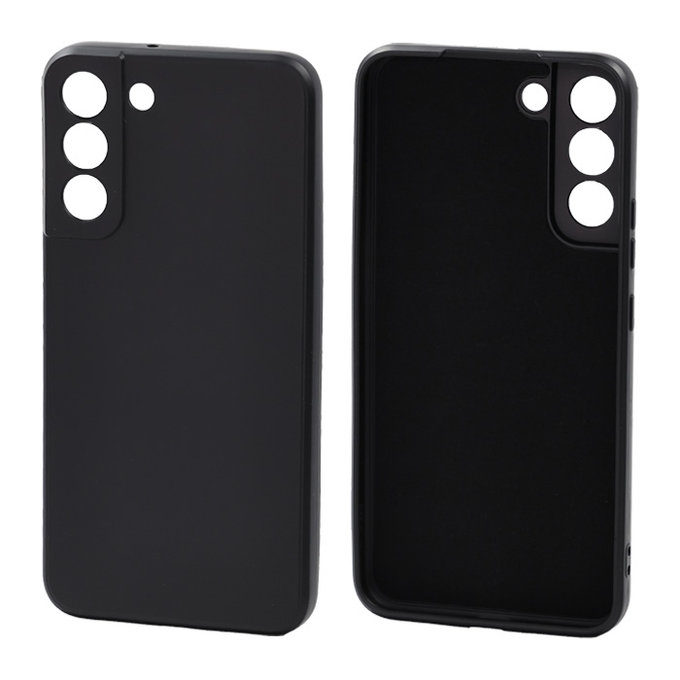 FixPremium - Gumijast ovitek za Samsung Galaxy S22 Plus, črn