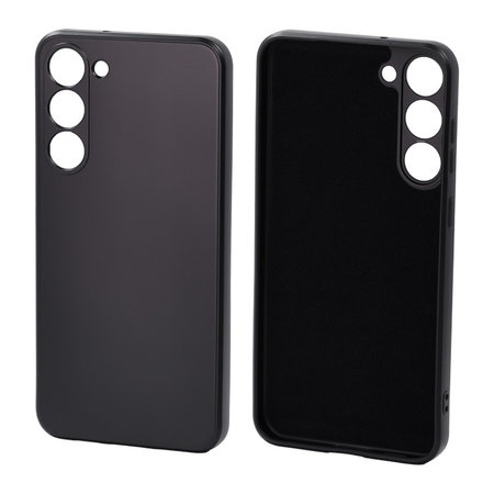 FixPremium - Gumijast ovitek za Samsung Galaxy S23 Plus, črn