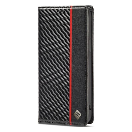 FixPremium - Ovitek Carbon Wallet za Xiaomi Redmi Note 11 Pro, črn