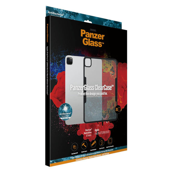 Ovitek ClearCase AB za iPad Pro 11'' (2018/2020/2021), Črna, PanzerGlass
