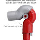 Dyson V-series, Outsize, Omni-glide - Redukcija (Flexa)