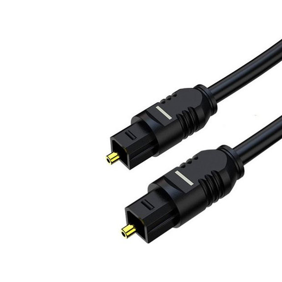 FixPremium - Avdio optični kabel (1m), črn