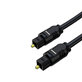FixPremium - Avdio optični kabel (1m), črn