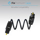 FixPremium - Avdio optični kabel (2m), črn